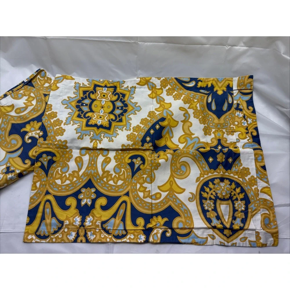 Pottery Barn Kendall Organic Cotton Set Of Two 2 Standard Shams 20